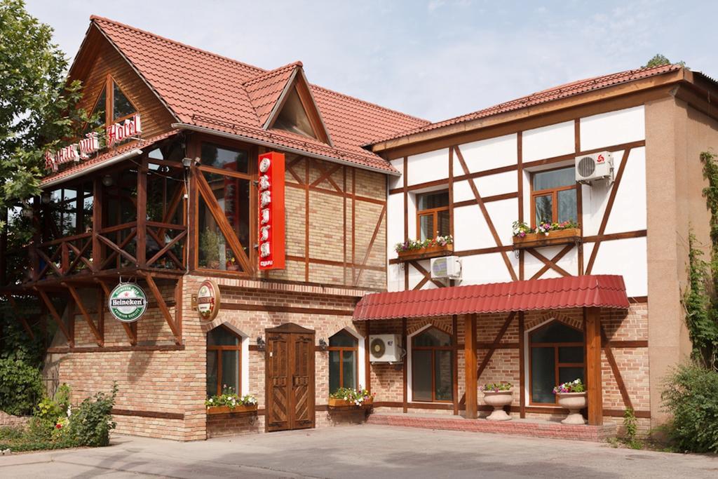 Orbita Boutique Hotel Schymkent Exterior foto